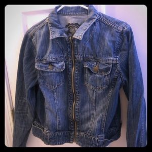 CAbi denim, reversible jacket